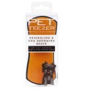 PET TEEZER szczotka do rozplątywania i pielęgnacji sierści rozmiar L pomarańczowo-granatowa