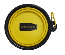 SMOOTHIEDOG Turystyczna miseczka dla psa żółta