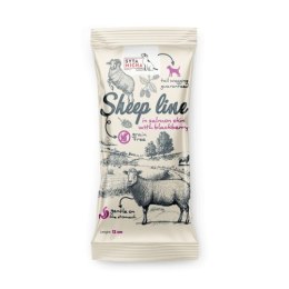 SYTA MICHA Sheep Line Kość do żucia Owca w skórze łososia z jeżyną 12cm