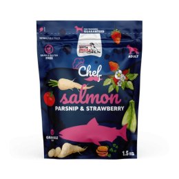 SYTA MICHA Sucha karma dla psa Łosoś, pasternak i truskawka 1.5kg