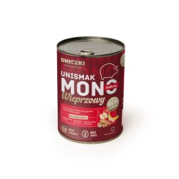 UNISZKI UNISMAK karma dla psa Monobiałkowa Wieprzowina 400g