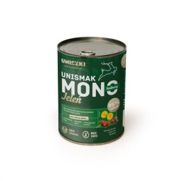 UNISZKI UNISMAK karma mokra dla psa Monobiałkowa Jeleń 400g