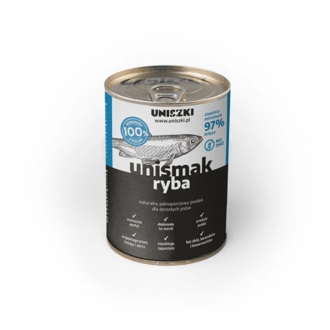 UNISZKI UNIsmak mokra karma dla psa Ryba z kurczakiem 410g