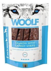 WOOLF Salmon With Carrot Strips 100g - Łosoś z marchewką
