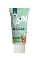 WOW BIO Leberpastete - ekologiczna mięsna pasta z wątróbką i kurczakiem 80g