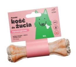 AZAN- Kość do żucia dla psa ZE SKÓRY JELENIA Z OWCĄ I JAGODAMI GOJI 17cm