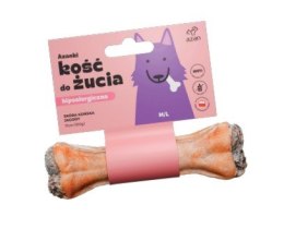 AZAN- Kość do żucia dla psa ZE SKÓRY KOŃSKIEJ Z JAGODAMI 17CM
