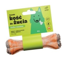 AZAN- Kość do żucia dla psa z INSEKTAMI, BABKĄ PŁESZNIK, JEŻYNĄ I NAGIETKIEM 17cm