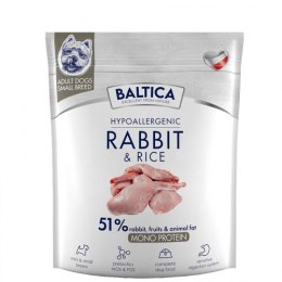 BALTICA Karma z królikiem i ryżem dla małych ras 1kg