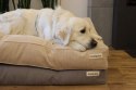 BIZIPETS Sztruksowe legowisko PREMIUM dla psa beżowe M