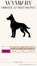 BanditPaws- Obroża dla psa- AVOKADOG L