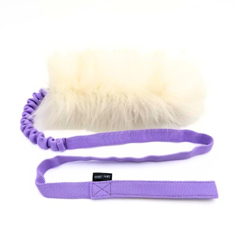 BanditPaws- Szarpak z owcy LONG, wrzosowa rączka z podszyciem BanditPaws- Szarpak z owcy LONG, wrzosowa rączka z podszyciem