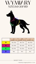 BanditPaws- Szelki GUARD dla psa- WOOFBERRY S