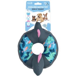 CoolPets Ring o' Sharky (Flamingo) Ring REKIN zabawka do wody dla psa