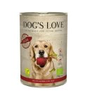 DOG'S LOVE BIO REDS - ekologiczna warzywno-owocowa karma dla psów (400g)