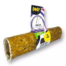 DOGY - ROLLO z JELENIA naturalny gryzak dla psa do nadziewania 15cm