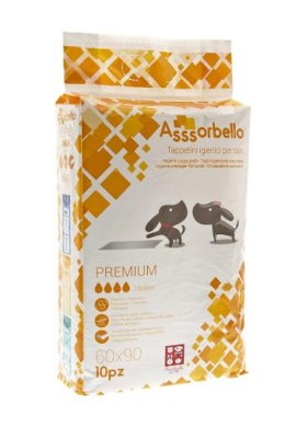 FERRIBIELLA CHŁONNE PODKŁADY DLA SZCZENIĄT PREMIUM 60 X 90 CM 10 SZTUK