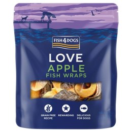 FISH4DOGS Apple Fish Wraps - przysmaki dla psa 90g