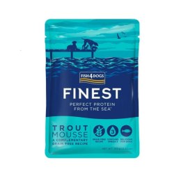 FISH4DOGS - Finest Mus z Pstrąga 100g - Karma mokra dla psa