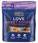 FISH4DOGS Sweet Potato Fish Wraps - przysmaki dla psa 100g