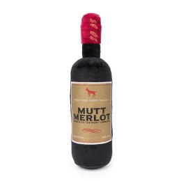 FUZZYARD- Mutt Merlot szeleszczący pluszak z piszczałką dla psa