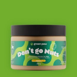 GREEN PAW Don't go Nuts- Relaksujące masło orzechowe dla psa 350g