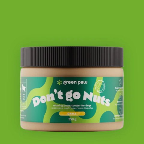 GREEN PAW Don't go Nuts- Relaksujące masło orzechowe dla psa 350g GREEN PAW Don't go Nuts- Relaksujące masło orzechowe dla psa 350g