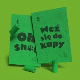 GREEN PAW- Weź się do kupy!- Woreczki na psie odchody 1szt.