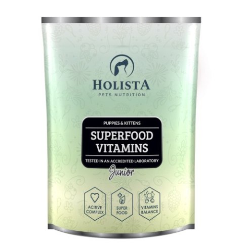 HOLISTA Superfood Vitamins JUNIOR witaminy i minerały dla psa 600g