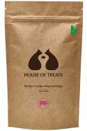 HOUSE OF TREATS- Strips z ucha wieprzowego dla psa 200g