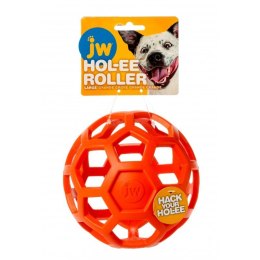 JW Pet- HOL-EE ROLLER LARGE Ø14 CM piłka ażurowa dla psa pomarańczowa