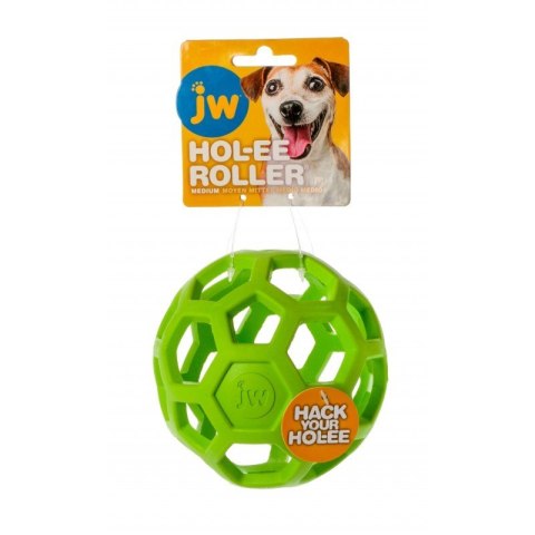 JW Pet- HOL-EE ROLLER MEDIUM Ø11,5 CM piłka ażurowa dla psa zielona