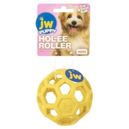 JW Pet- HOL-EE ROLLER SMALL Ø8,7 CM piłka ażurowa dla psa żółta