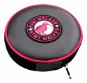 Kiwi Walker TRAVEL DOUBLE BOWL SLOWFEEDER zestaw misek turystycznych różowych