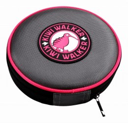 Kiwi Walker TRAVEL DOUBLE BOWL SLOWFEEDER zestaw misek turystycznych różowych