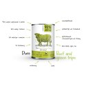 OLLO Pure Digest Beef & Green Tripe mokra karma dla psa - wołowina i żwacze 400g