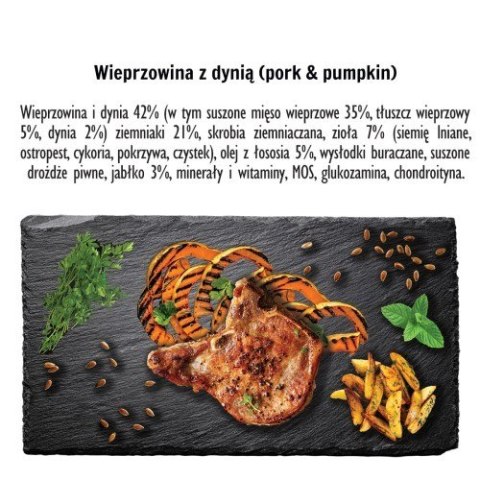 PAKA ZWIERZAKA Karma sucha dla psa Wieprzowina z dynią "L" 1,5 kg PAKA ZWIERZAKA Karma sucha dla psa Wieprzowina z dynią "L" 1,5 kg