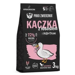 PAKA ZWIERZAKA Karma sucha dla szczeniąt z kaczki i łososia 3kg dat. 7/25
