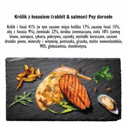 PAKA ZWIERZAKA Sucha karma dla średnich psów Królik i łosoś 'M' 3kg