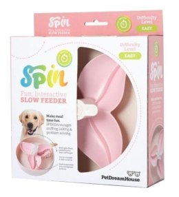 PDH SPIN- Interaktywna Miska dla psa BABY PINK