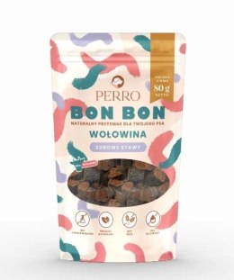 PERRO BON BON Wołowina - zdrowe stawy Przysmaki dla psa z dodatkiem funkcyjnym 80g