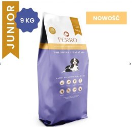 PERRO Wołowina z batatami -Karma sucha dla szczeniąt wszystkich ras- bezzbożowa formuła 9kg
