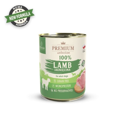 POKUSA PREMIUM SELECTION KARMA MOKRA dla psa 100% Jagnięciny 400g