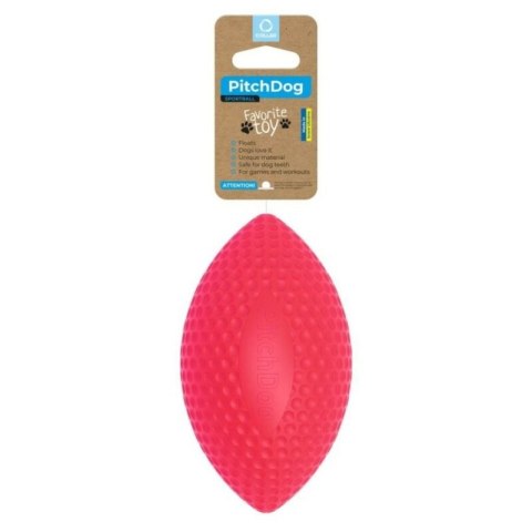 PitchDog PIŁKA SPORTOWA 9cm RÓŻOWA