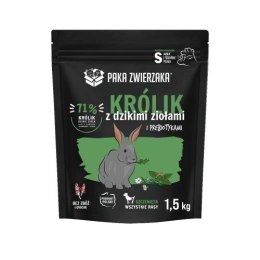 Sucha karma dla psa z królikiem i dzikimi ziołami 
