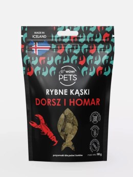 WOW!HAU - Rybne kąski dla psa DORSZ i HOMAR 100g