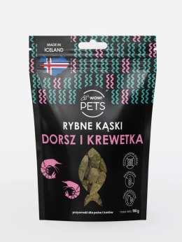 WOW!HAU - Rybne kąski dla psa DORSZ i KREWETKA 100g