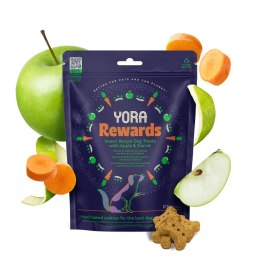 YORA Rewards Nagroda przysmaki dla psów z insektami, jabłkiem i marchewką 100g