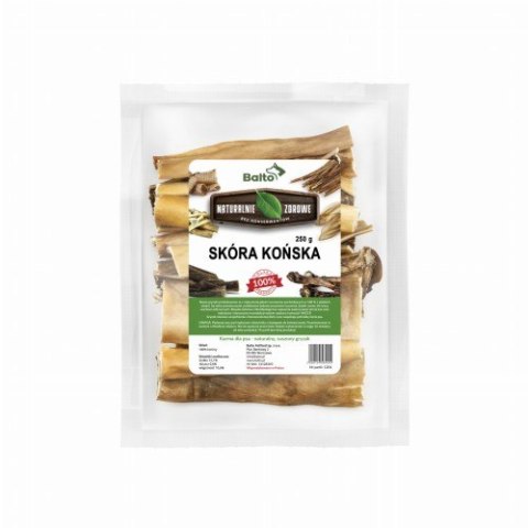 BALTO Skóra końska- naturalny gryzak dla psa 250g BALTO Skóra końska- naturalny gryzak dla psa 250g