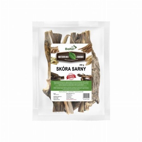 BALTO Skóra sarny- naturalny gryzak dla psa 250g BALTO Skóra sarny- naturalny gryzak dla psa 250g